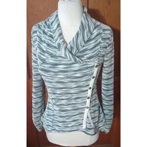 Anthropologie Saturday Sunday Sweater Womens Sz S Grey Sidewinder jacket